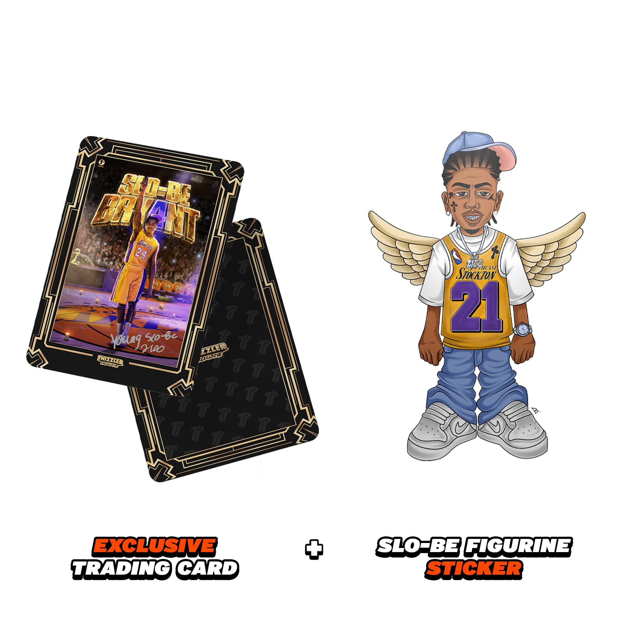 Slo-Be Bryant Trading Card & Sticker