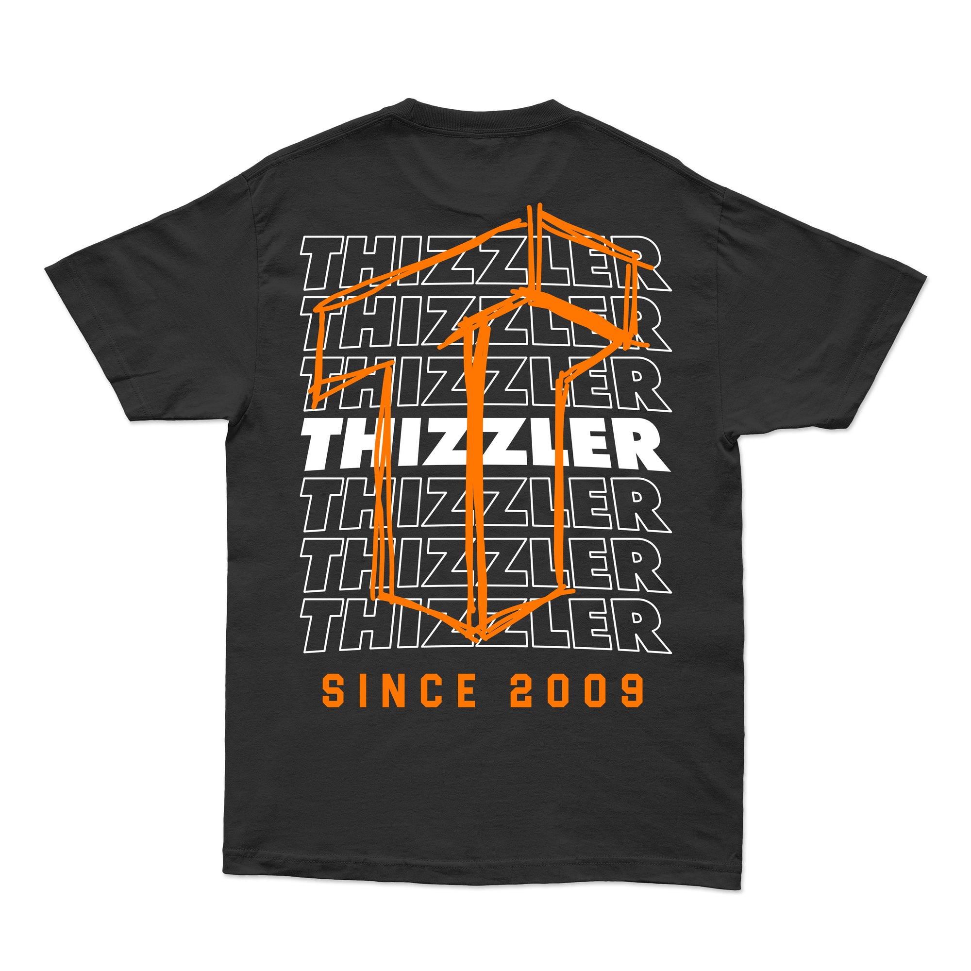 Thizzler 15 Year Anniversary Scribble Puff T-Shirt