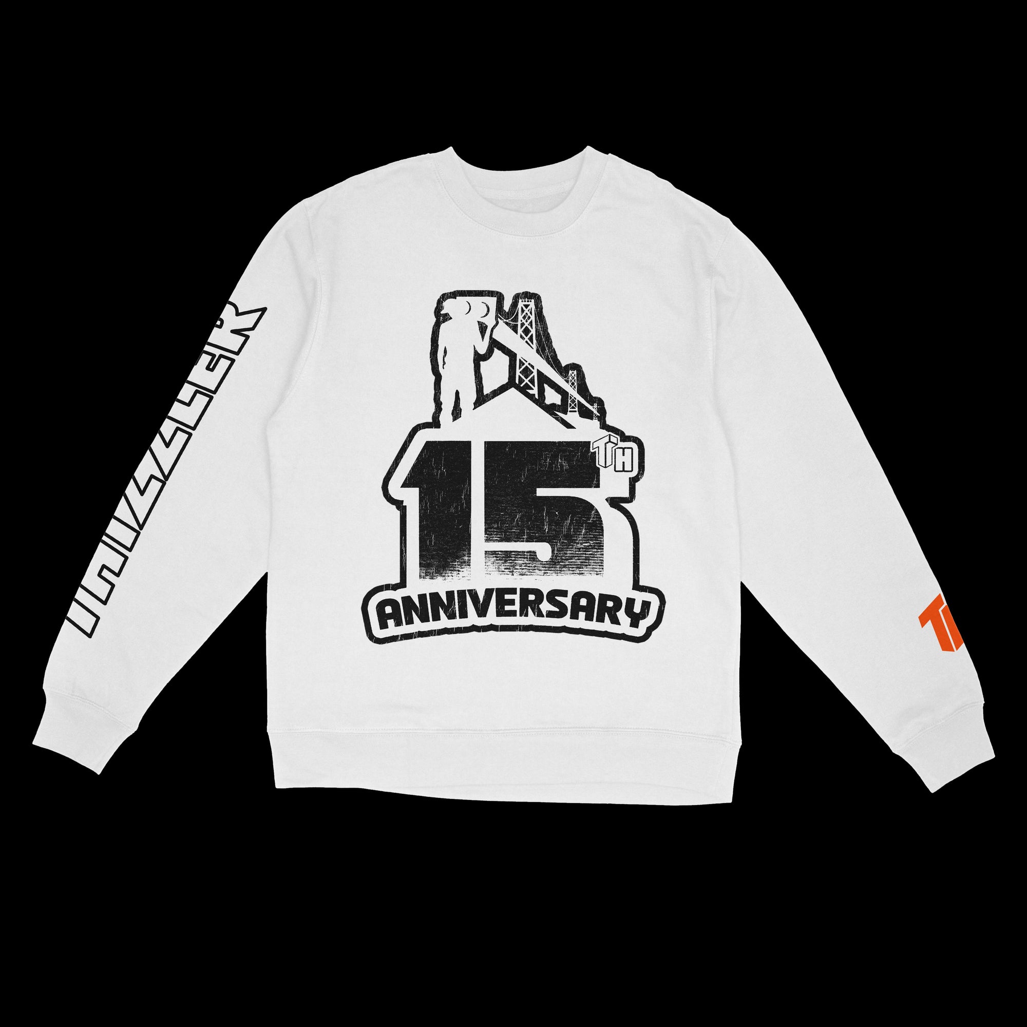 Thizzler 15 Year Anniversary Crewneck (White)