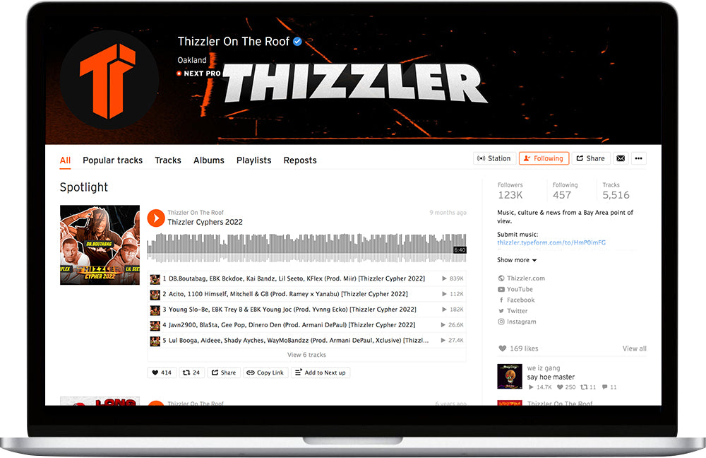 @TheThizzler Soundcloud Repost / Upload